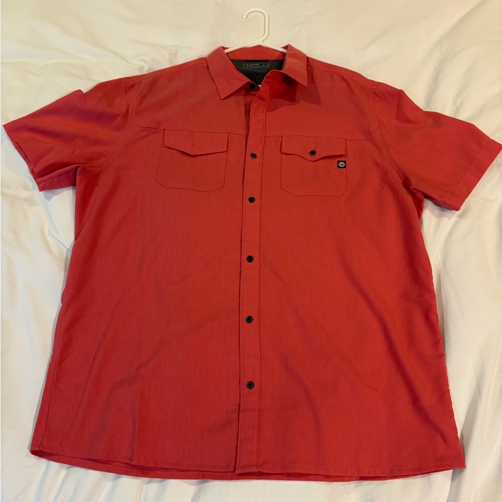 Hi-Tec Red Casual Button Down Shirt